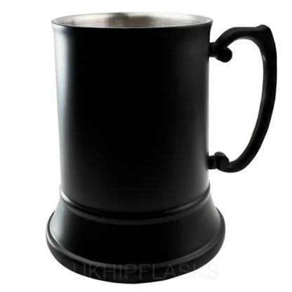 Black Steel Tankard and Silk-Lined Box