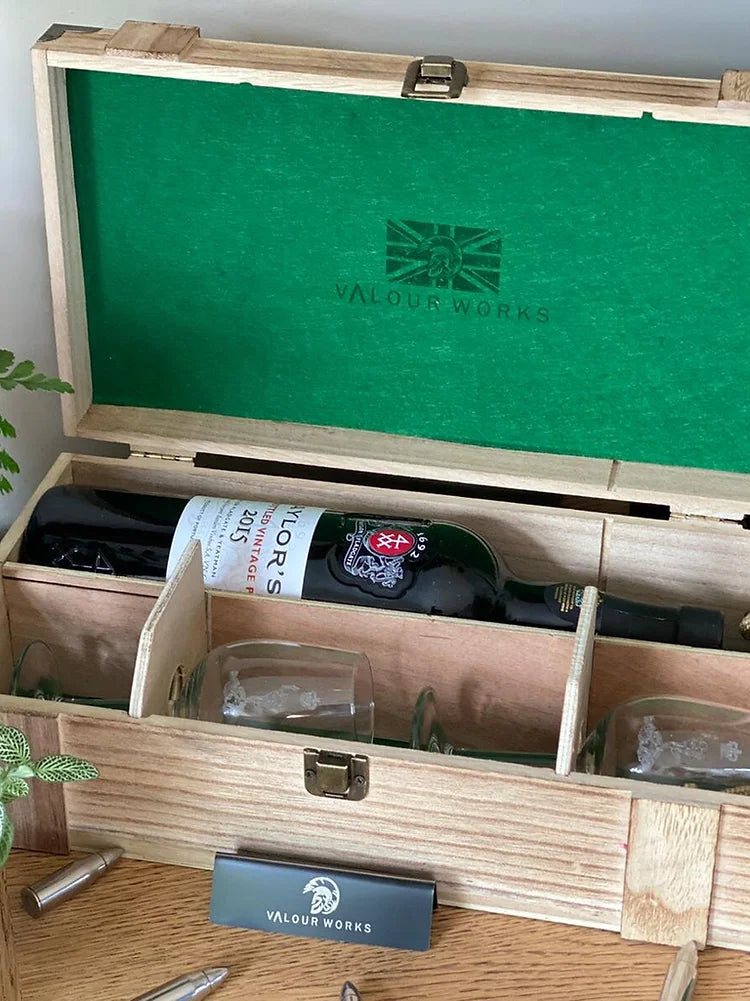 Port Ammo Box and 2 x Port Glasses