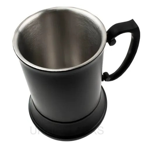 Black Steel Tankard and Silk-Lined Box