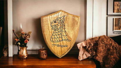 Regimental Wooden Shield