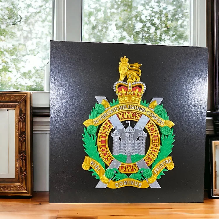 Regimental 3D Crests Mounted